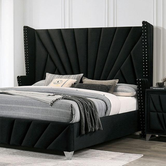 CARISSA Cal.King Bed - LATIN HOME FURNITURE - (POMONA,CA)