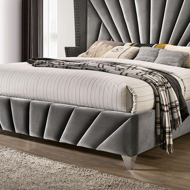 CARISSA Cal.King Bed - LATIN HOME FURNITURE - (POMONA,CA)