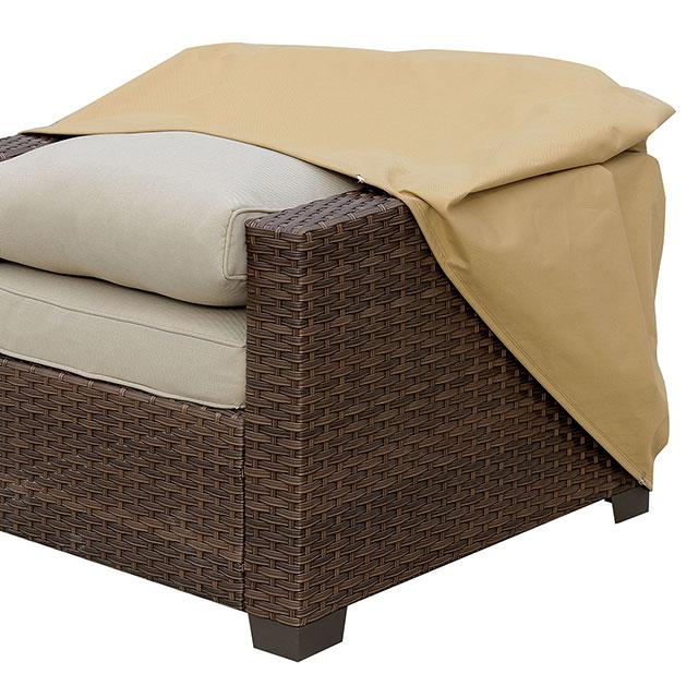 BOYLE Light Brown Dust Cover for Chair - LATIN HOME FURNITURE - (POMONA,CA)