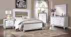 BRACHIUM E.King Bed, White - LATIN HOME FURNITURE - (POMONA,CA)