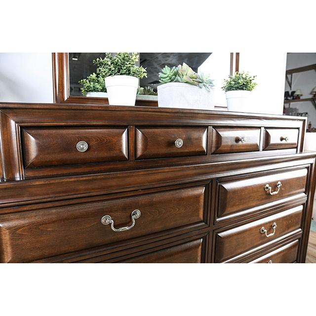 Brandt Brown Cherry Dresser - LATIN HOME FURNITURE - (POMONA,CA)