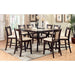 BRENT II Dark Cherry/Ivory Counter Ht. Chair (2/CTN) - LATIN HOME FURNITURE - (POMONA,CA)
