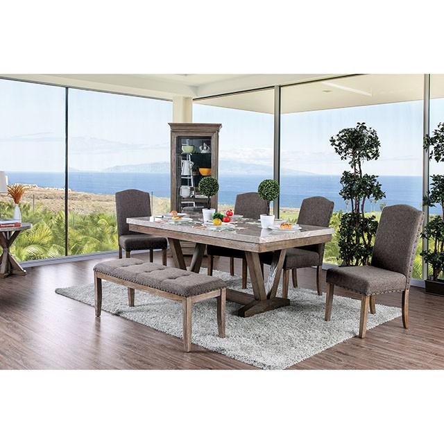 Bridgen Natural/Brown Bench - LATIN HOME FURNITURE - (POMONA,CA)
