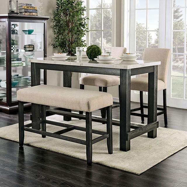 Brule 5 Pc Counter Ht Table Set - LATIN HOME FURNITURE - (POMONA,CA)