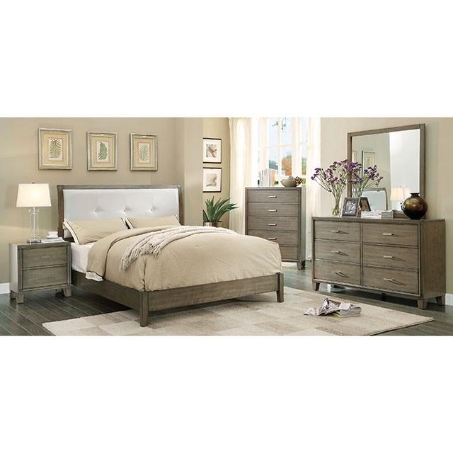 ENRICO I Gray Mirror - LATIN HOME FURNITURE - (POMONA,CA)