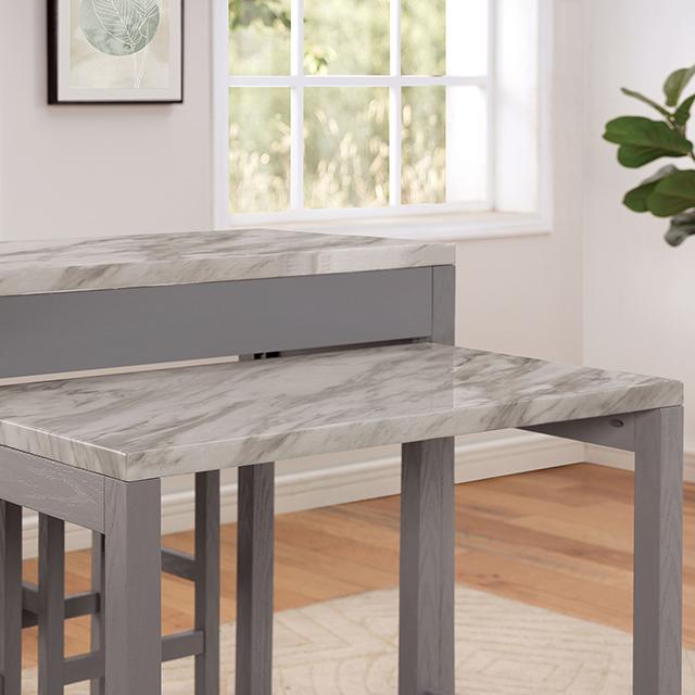 Whitehall Counter Ht Table Set - LATIN HOME FURNITURE - (POMONA,CA)