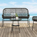 Zalika Conversation Set - LATIN HOME FURNITURE - (POMONA,CA)