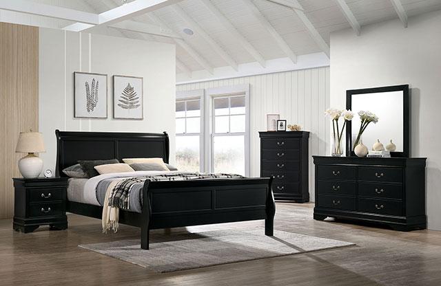 Louis Philippe Nightstand - LATIN HOME FURNITURE - (POMONA,CA)
