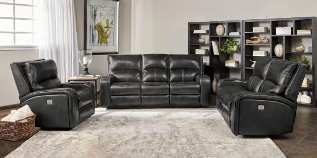 SOTERIOS Power Sofa, Charcoal - LATIN HOME FURNITURE - (POMONA,CA)