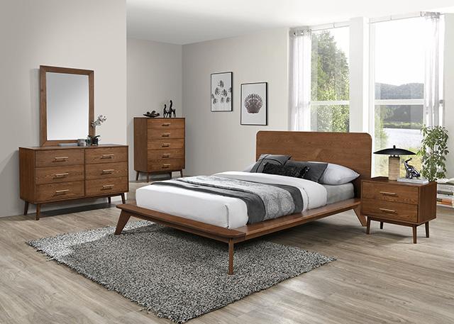 Stathelle E.King Bed - LATIN HOME FURNITURE - (POMONA,CA)