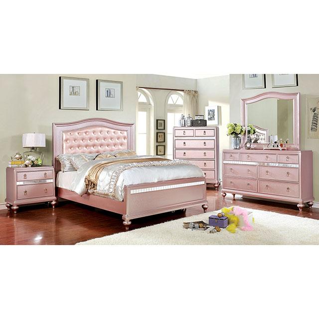 Ariston 4 Pc Bedroom Set - LATIN HOME FURNITURE - (POMONA,CA)