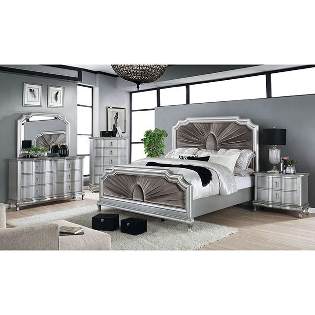 Aalok Bed - LATIN HOME FURNITURE - (POMONA,CA)