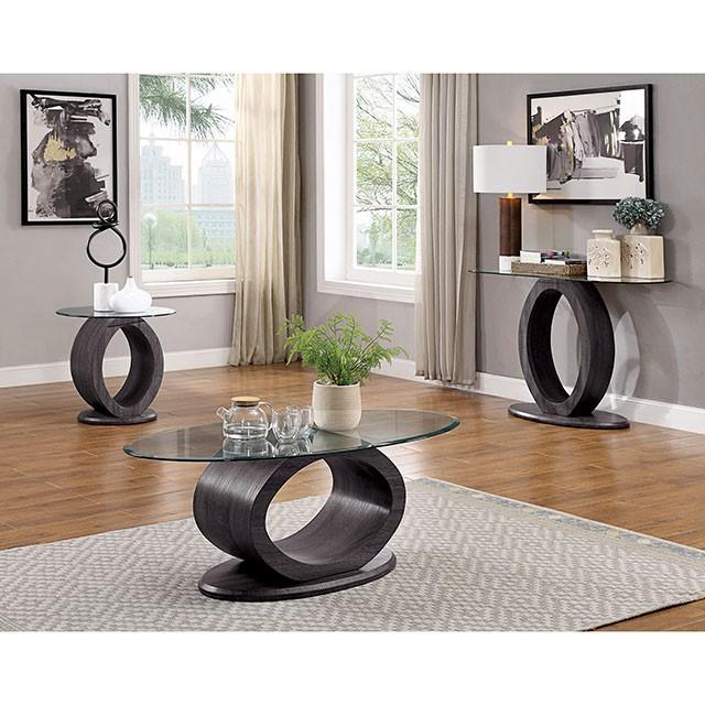 Lodia Gray Sofa Table - LATIN HOME FURNITURE - (POMONA,CA)