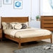LENNART I Gray & Oak Full Twin Bed - LATIN HOME FURNITURE - (POMONA,CA)