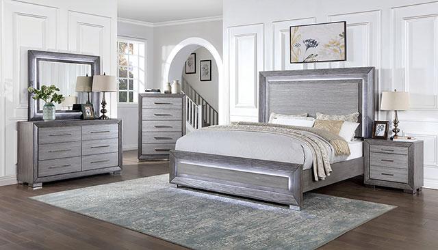 RAIDEN Dresser, Gray - LATIN HOME FURNITURE - (POMONA,CA)
