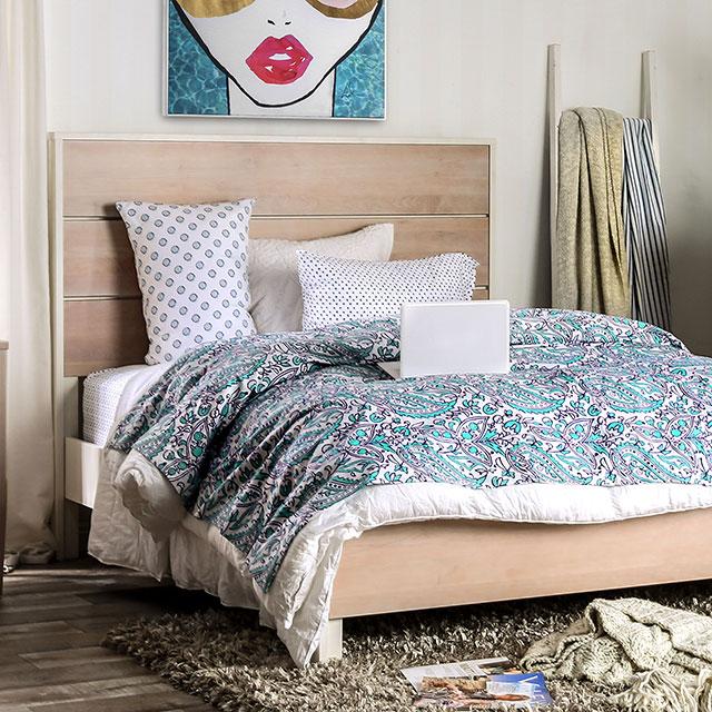 Roseburg Cal.King Bed - LATIN HOME FURNITURE - (POMONA,CA)