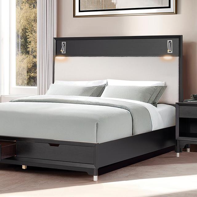 Torrance E.King & Queen Bed - LATIN HOME FURNITURE - (POMONA,CA)