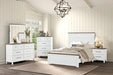 Pinetop Twin & Full Bed White & Blue - LATIN HOME FURNITURE - (POMONA,CA)