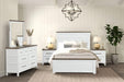 Pinetop Twin & Full Bed White & Blue - LATIN HOME FURNITURE - (POMONA,CA)