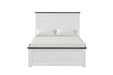Pinetop Twin & Full Bed White & Blue - LATIN HOME FURNITURE - (POMONA,CA)