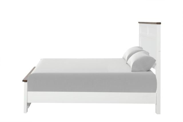 Pinetop Twin & Full Bed White & Blue - LATIN HOME FURNITURE - (POMONA,CA)