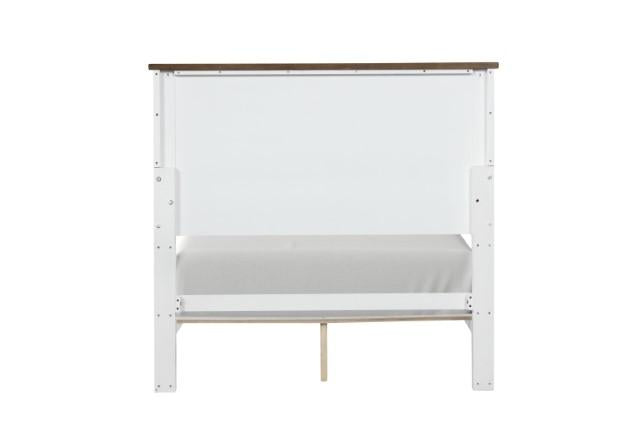 Pinetop Twin & Full Bed White & Blue - LATIN HOME FURNITURE - (POMONA,CA)