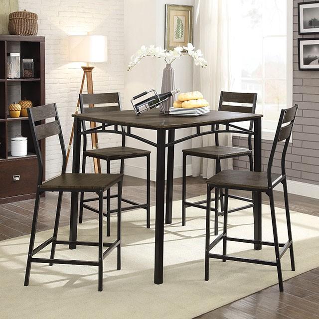 Westport 5 Pc. Counter Ht. Table Set - LATIN HOME FURNITURE - (POMONA,CA)