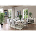 Daniella Antique White Dining Table - LATIN HOME FURNITURE - (POMONA,CA)