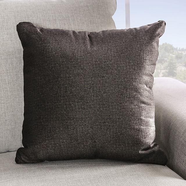 PICOTEE Sofa, Light Gray/Black - LATIN HOME FURNITURE - (POMONA,CA)