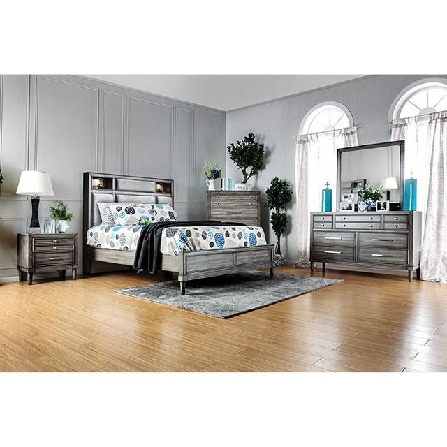 DAPHNE Gray Chest - LATIN HOME FURNITURE - (POMONA,CA)
