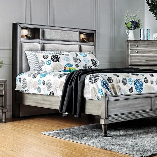 DAPHNE Gray Queen Bed image