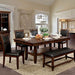 MEAGAN I Brown Cherry Dining Table - LATIN HOME FURNITURE - (POMONA,CA)