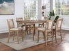 UPMINSTER Counter Ht. Chair (2/CTN), Natural Tone/Beige - LATIN HOME FURNITURE - (POMONA,CA)