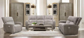 VASILIOS Power Sofa, Taupe - LATIN HOME FURNITURE - (POMONA,CA)