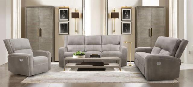 VASILIOS Power Sofa, Taupe - LATIN HOME FURNITURE - (POMONA,CA)