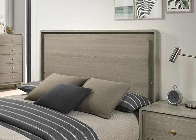 Rainier Queen Bedroom Set Gray - LATIN HOME FURNITURE - (POMONA,CA)