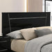 MAGDEBURG Cal.King Bed, Black & White - LATIN HOME FURNITURE - (POMONA,CA)