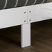 MAGDEBURG Cal.King Bed, Black & White - LATIN HOME FURNITURE - (POMONA,CA)