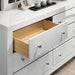 MAGDEBURG Cal.King Bed, Black & White - LATIN HOME FURNITURE - (POMONA,CA)