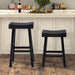 Biasca 29" Stool (2/CTN) White, Brown, & Black - LATIN HOME FURNITURE - (POMONA,CA)