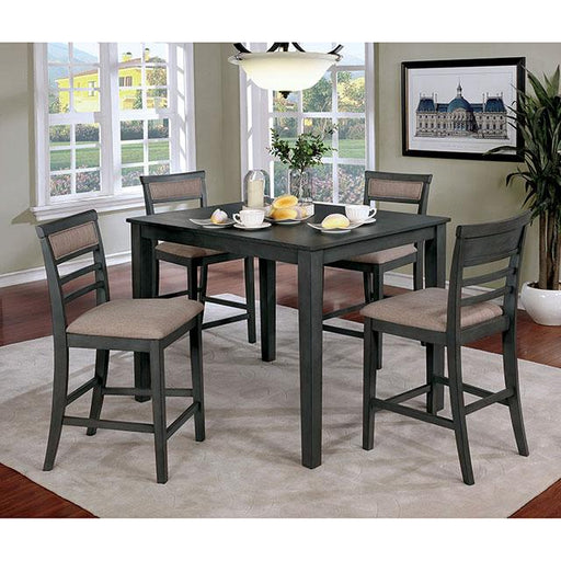 Fafnir 5 & 7 Piece Counter Ht Table Set - LATIN HOME FURNITURE - (POMONA,CA)