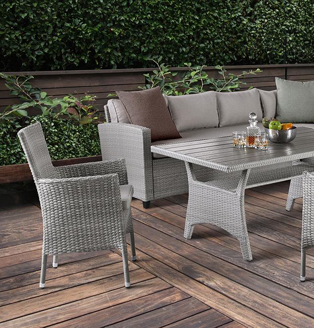 Kimara 3 & 5 Piece. Patio Dining Set - LATIN HOME FURNITURE - (POMONA,CA)