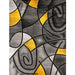 Sivas Charcoal Yellow 5' X 8' Area Rug - LATIN HOME FURNITURE - (POMONA,CA)