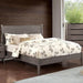 LENNART I Gray & Oak Full Twin Bed - LATIN HOME FURNITURE - (POMONA,CA)