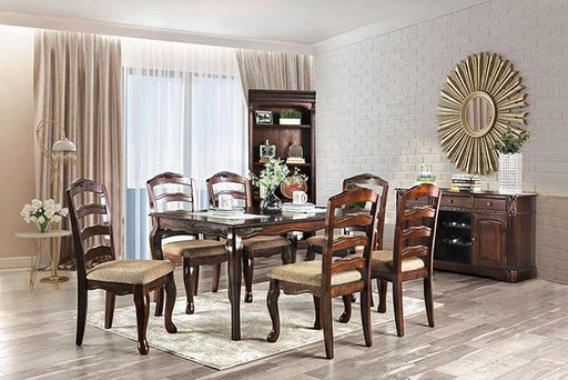 Townsville Dark Walnut 60" Dining Table - LATIN HOME FURNITURE - (POMONA,CA)