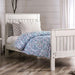 Rockwall Full, Queen, & Twin Bed White, Gray, & White - LATIN HOME FURNITURE - (POMONA,CA)