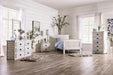 Rockwall Full, Queen, & Twin Bed White, Gray, & White - LATIN HOME FURNITURE - (POMONA,CA)