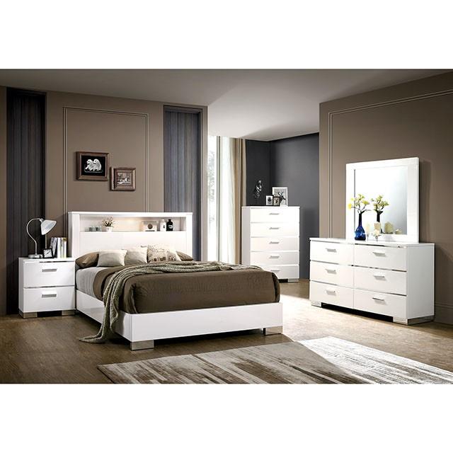 Carlie 4 & 5 Piece Queen Bedroom Set - LATIN HOME FURNITURE - (POMONA,CA)