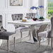 Valdevers 7 Pc Dining Table Set - LATIN HOME FURNITURE - (POMONA,CA)