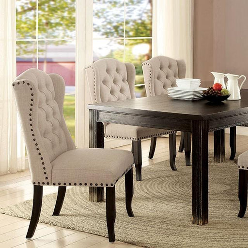 Sania I Antique Black 72" Dining Table - LATIN HOME FURNITURE - (POMONA,CA)